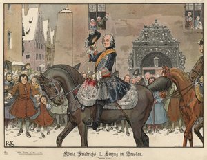 Frederick the Great Entering Breslau, 1741