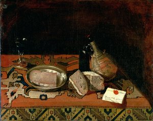 Still Life with a Carpet Tablecloth, c.1730