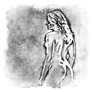 Back of a Beautiful Woman