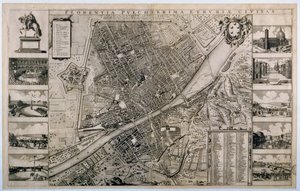 Map of the City of Florence
