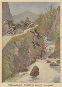 Carriage Accident by the River Arly