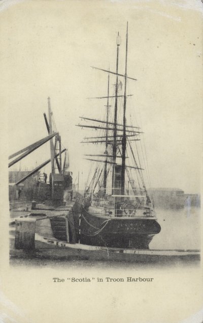 Scotia, Troon Harbour by (after) English photographer