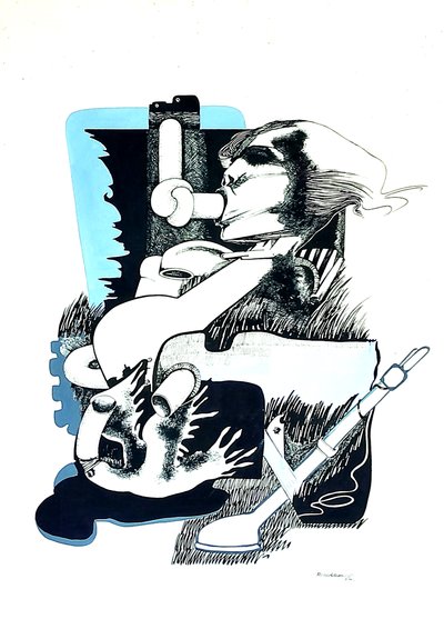Proposal and Stop, 1974 by Gian Carlo Riccardi