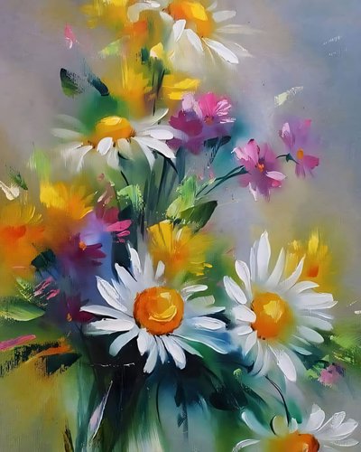 Colorful flowers by F. Abderrahim