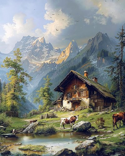 Beautiful Landscape in Autumn by F. Abderrahim