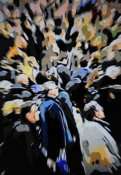 Crowd Urban Blurred by Mavet