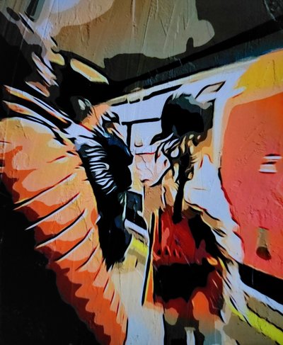 Orange Subway by Mavet