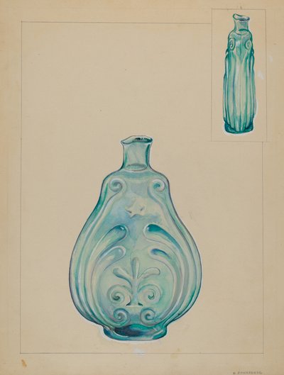 Glass Bottle by A. Zaidenberg