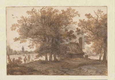 Landscape with a House Among Trees by Aarnout ter Himpel