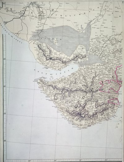 Map of Western India, 1816 by Aaron Arrowsmith