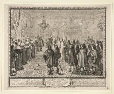 Marriage Contract Ceremony by Abraham Bosse