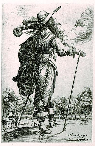 Male costume illustration by Abraham Bosse