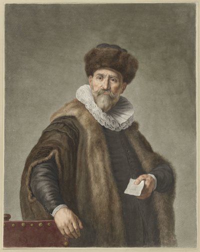 Portrait of Nicolaas Ruts by Abraham Delfos