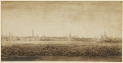 A View of Amsterdam by Abraham Furnerius