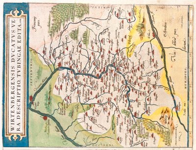 State: Baden-Württemberg, Germany by Abraham Ortelius