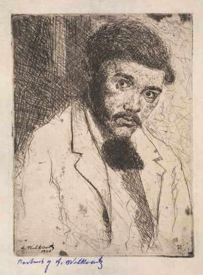 Self-Portrait, 1900 by Abraham Walkowitz