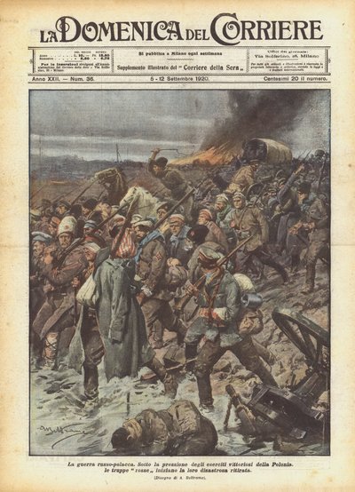 The Russo-Polish War by Achille Beltrame