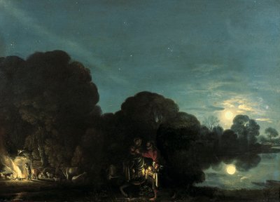 The Flight into Egypt by Adam Elsheimer