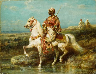 Arab Horseman by Adolf Schreyer