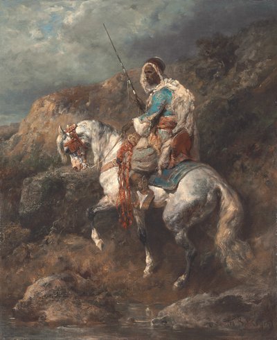 Arab Horseman by Adolf Schreyer