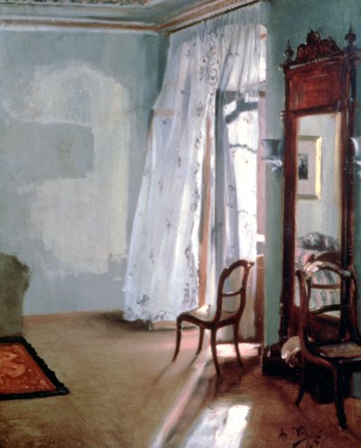 Room with Balcony by Adolph Menzel