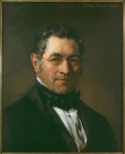 Portrait of a Gentleman by Adolph Menzel