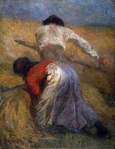 The Harvest, 19th Century by Adolphe Joseph Thomas Monticelli