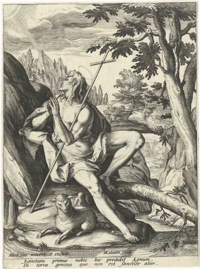 John the Baptist by Adriaen Collaert