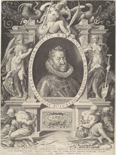 Portrait of Rudolph II by Aegidius Sadeler II