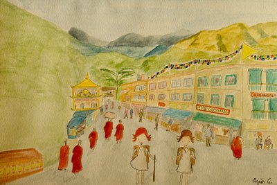 The Voyage, Dharamsala, 2015 by Agnes Girardon