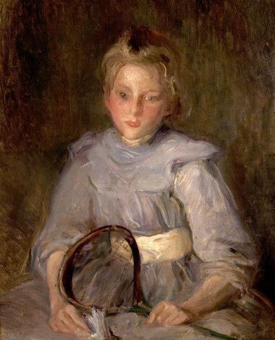 A Girl with a Racquet by Albert de Belleroche