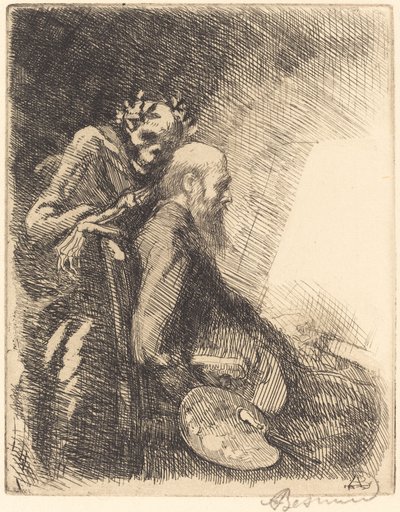 Too Demanding by Albert Besnard