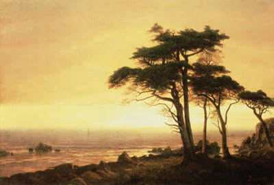 California Coast by Albert Bierstadt