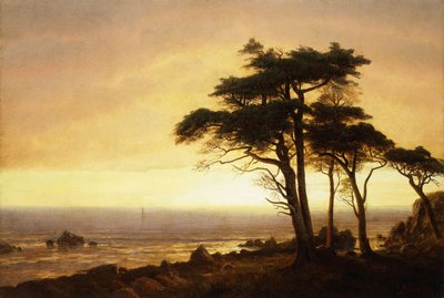 California Coast by Albert Bierstadt