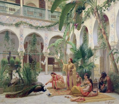 The Court of the Harem by Albert Girard