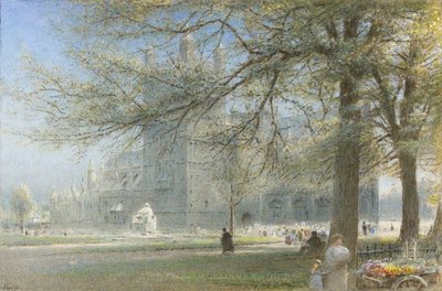 Exeter Cathedral by Albert Goodwin