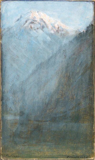 The Fletschhorn by Albert Goodwin