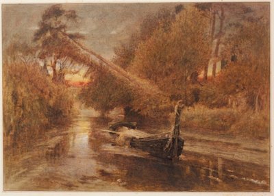 The Lady of Shalott by Albert Goodwin