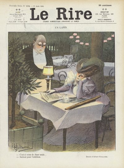 Illustration for Le Rire by Albert Guillaume