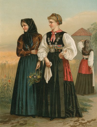 German Costume, Holstein, Probstei by Albert Kretschmer