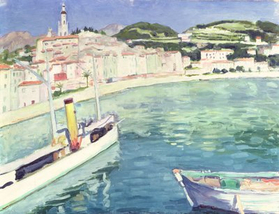 Port of Menton by Albert Marquet