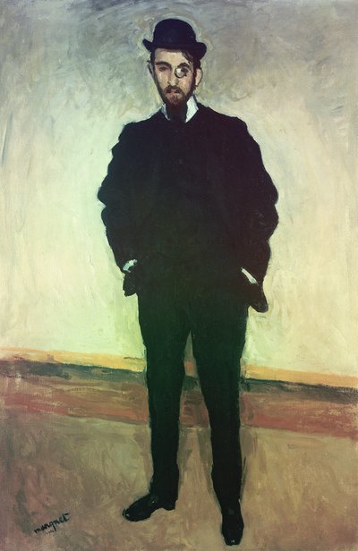 Portrait of Andre Rouveyre by Albert Marquet