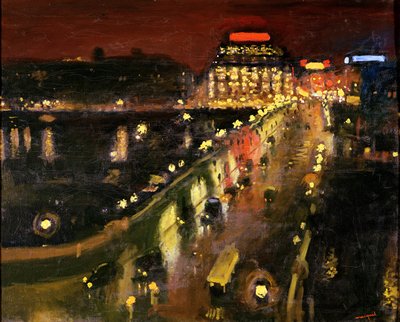 The Pont Neuf at Night by Albert Marquet