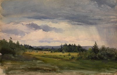 Landscape by Albert Nikolaevich Benois