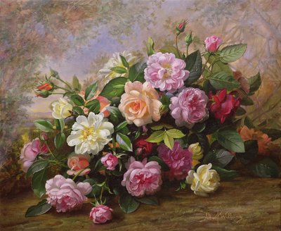 A Fantasy of Roses by Albert Williams