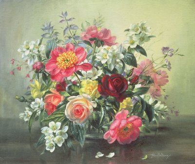 Flowers of Romantic June by Albert Williams