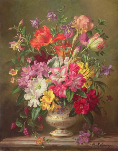 A Spring Floral Arrangement, 1996 by Albert Williams