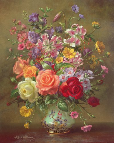 A Summer Floral Arrangement, 1996 by Albert Williams