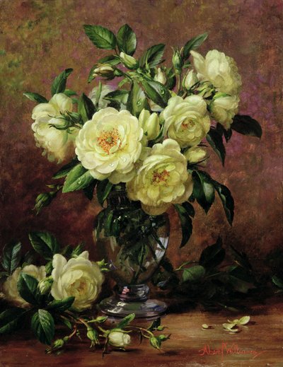 White Roses, A Gift from the Heart by Albert Williams