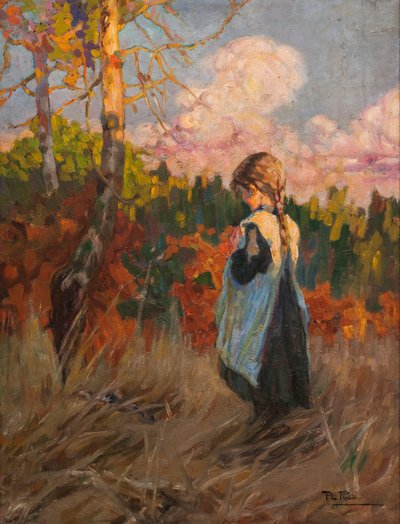 Girl in a Field by Alberto Plá Rubio